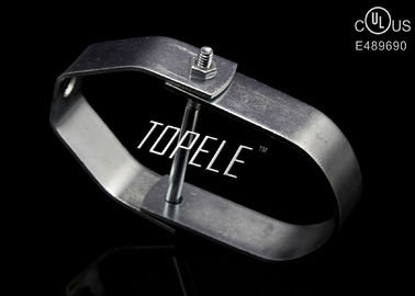 Clampe de tuyau en acier plaqué au zinc réglable à clevis hanger