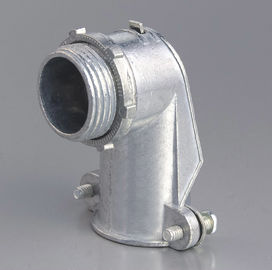 Connecteur de serrage flexible à angle de zinc avec divers tuyaux flexibles