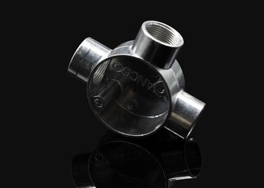 TOPELE 25 mm boîte de jonction de conduit métallique en aluminium galvanisé à chaud