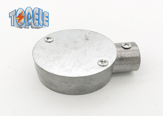 BS 31 Boîte circulaire en aluminium Gi raccords de conduits 3/4" 1" Boîte à bornes à sens unique