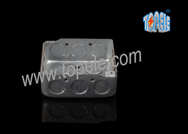 4 x 4 boîte métallique électrique carrée boîte de commutation EMT 1 - 1 / 2 &quot; profondeur