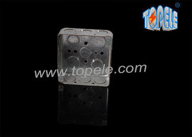 4 x 4 boîte métallique électrique carrée boîte de commutation EMT 1 - 1 / 2 &quot; profondeur