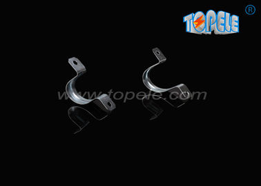 La bande de conduit EMT en acier galvanisé / bande de selle simple à deux trous / raccords de conduit EMT enduits de zinc