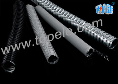 Liquide étanche en PVC revêtu conduit flexible en acier inoxydable conduit électrique flexible