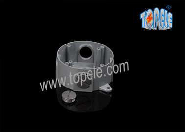 4" boîte de sortie de conduit à l'épreuve des intempéries ronde boîte de sortie 5, boîte électrique à l'épreuve des intempéries trou / aluminium