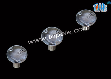 BS4568 Fittings de tuyaux en fer molleable en fonte/ boîte à sens unique de terminal galvanisé de 25 mm/boîte de conduit
