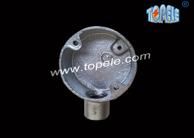 BS4568 Fittings de tuyaux en fer molleable en fonte/ boîte à sens unique de terminal galvanisé de 25 mm/boîte de conduit