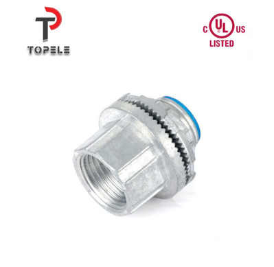 UL Standard conduit fileté et raccords connecteur de moyeu étanche à l'eau à zinc rigide