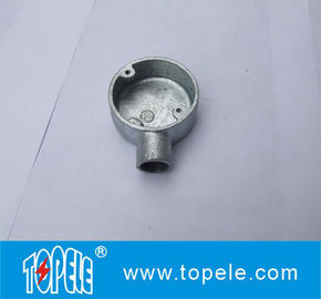 TOPELE BS4568 / BS31 Fer malléable / Aluminium Terminal unidirectionnel du conduit électrique Boîte de jonction circulaire/UTILITÉ