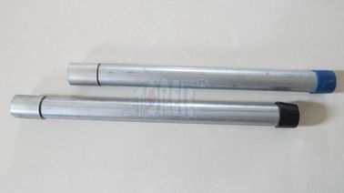Tubes GI de conduit en acier galvanisé BS4568 électrique avec coupleur fileté, 10 pieds
