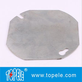 Couvercle de boîte de sortie octagonale 54C1 plat, diamètre 4 pouces, galvanisé, 200-pack