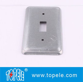 TOPELE 20C5 en acier galvanisé rectangulaire plat vide couvertures d'interrupteur d'appareil pour commutateur à bascule
