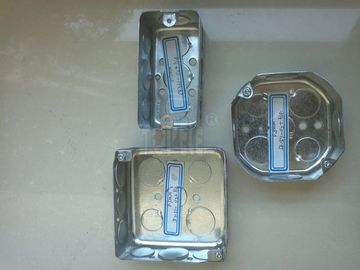 TOPELE 54171, boîtes de conduits électriques galvanisées en acier octogonal, de 2 à 8 pouces de profondeur