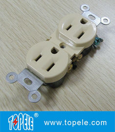 Receptacle simple en plastique résidentiel / réceptacles GFCI en double