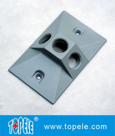 Couvercle de boîtes électriques résistantes aux intempéries en aluminium rectangulaire vertical OEM