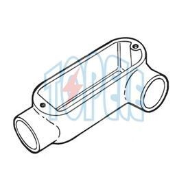 Corps de conduit rigide en aluminium de type LL pour IMC / 4 pouces