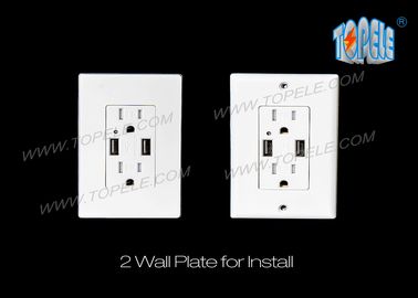 Chargeur USB à grande vitesse intelligent 15A - prise résistante pour une utilisation en intérieur uniquement
