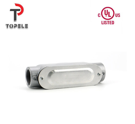 C Corps de conduit rigide en aluminium fileté avec boîte de sortie résistant à la corrosion UL