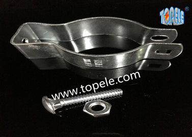 Accrochages de conduits standard en acier électro-galvanisé sur mesure (boulons et écrous)