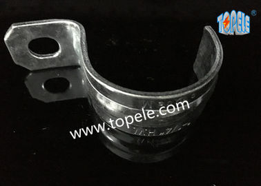 Conduite EMT en acier zincé et raccords avec pinceau à un trou / sangle EMT