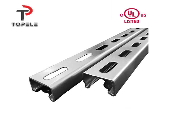 Bline galvanisée Unistrut canal métal pour le système de support 1,5 mm