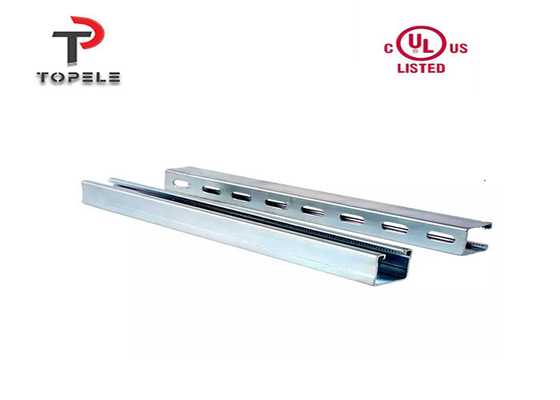 Bline galvanisée Unistrut canal métal pour le système de support 1,5 mm