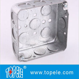 Boîtes de jonction carrées en acier Boîtes électriques et couvertures pour luminaires