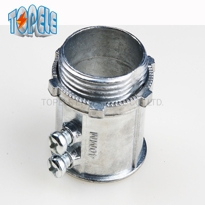 zinc de 20mm -50mm EMT Conduit Fittings IEC61386 EMT Set Screw Connector