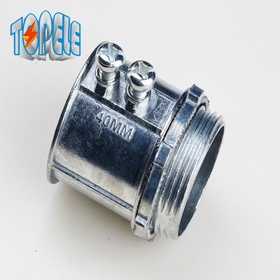 Type du connecteur EMT Aleacion Zinc EMT Connector Set Screw du CEI 61386 25mm