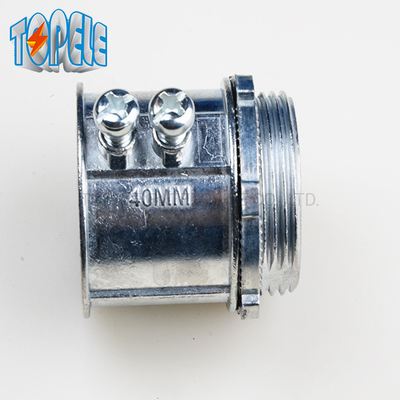 Type du connecteur EMT Aleacion Zinc EMT Connector Set Screw du CEI 61386 25mm