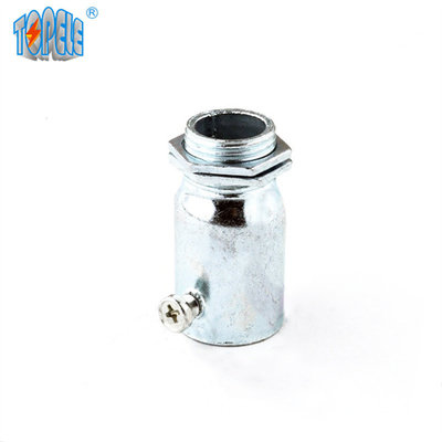 Terminal EMT Connector Electro Galvanized du CEI 61386 Acero