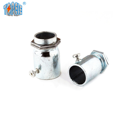Terminal EMT Connector Electro Galvanized du CEI 61386 Acero