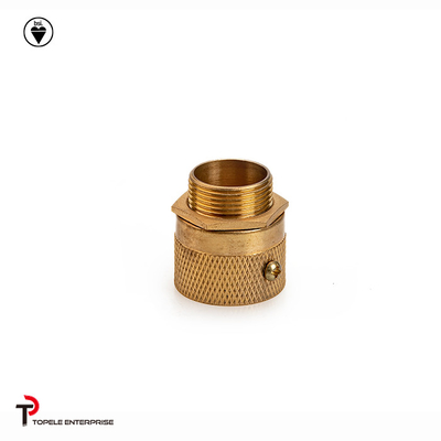 Machine CNC Adaptateur de tuyau de conduit en laiton, Adaptateur en laiton