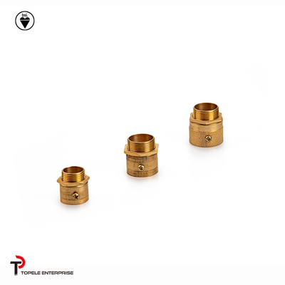 Machine CNC Adaptateur de tuyau de conduit en laiton, Adaptateur en laiton