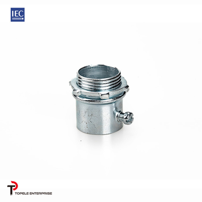 type zinc de vis de réglage de connecteur du CEI 61386 Emt de 25mm 32mm d'argent