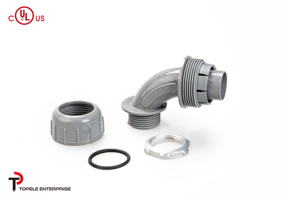 Connecteurs non métalliques en plastique conduit et garnitures flexibles de PVC de 1/2 à 2 pouces