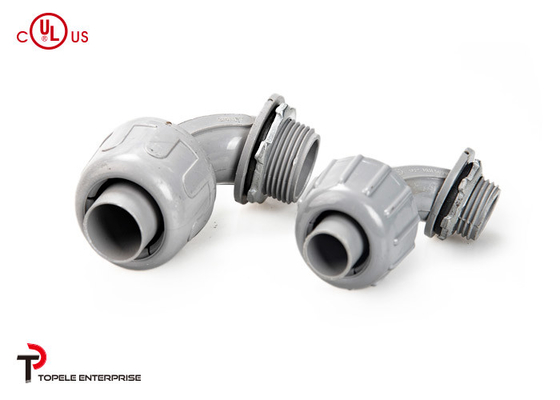 Connecteurs non métalliques en plastique conduit et garnitures flexibles de PVC de 1/2 à 2 pouces