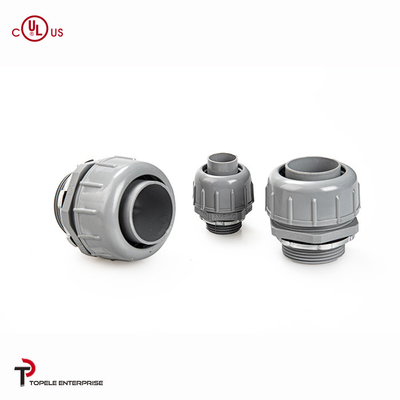 1/2 » 3/4" 1" connecteur droit de conduit flexible étanche avec le PVC