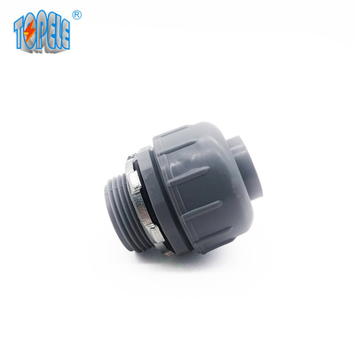 Nanomètre étanche IP 68 de connecteur de conduit de PVC de 90 degrés
