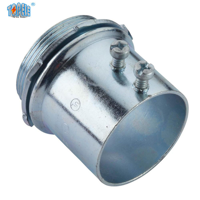 Compression de connecteurs d'EMT Steel Set Screw/type galvanisés de vis de réglage