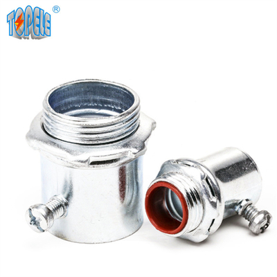 Connecteurs de Topele EMT Steel Set Screw avec SANS la gorge en plastique