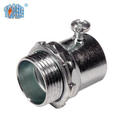 Connecteurs de Topele EMT Steel Set Screw avec SANS la gorge en plastique
