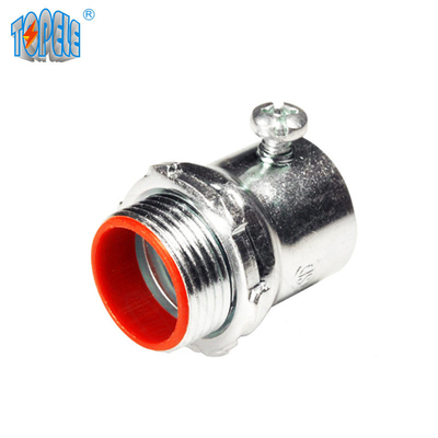 Connecteurs de Topele EMT Steel Set Screw avec SANS la gorge en plastique