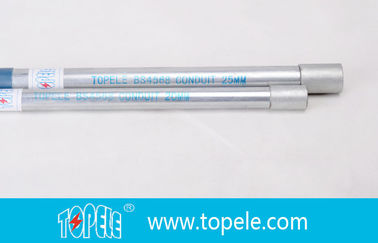 Pipe en acier galvanisé BS4568 / tubes BS4568 / tubes GI avec un bouchon de protection