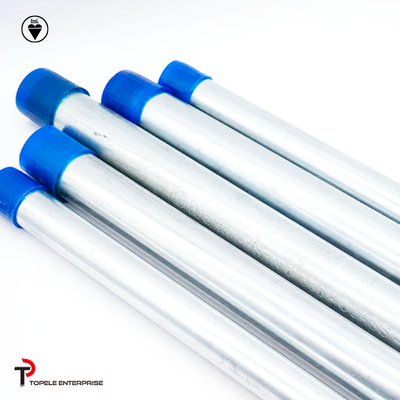Pièces soudés par conduit en acier galvanisé BS4568 avec raccordement fileté