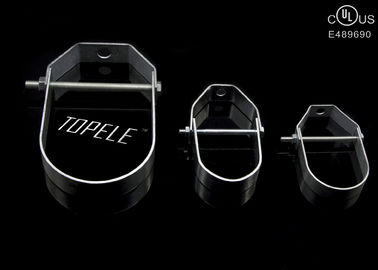 Clampe de tuyau en acier plaqué au zinc réglable à clevis hanger