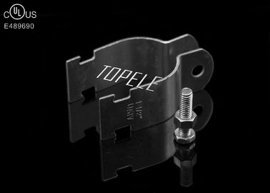 Clampes de canal galvanisées de support conforme à la norme UL / clampes de tuyaux de support pour conduits EMT