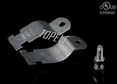 Clampes de canal galvanisées de support conforme à la norme UL / clampes de tuyaux de support pour conduits EMT