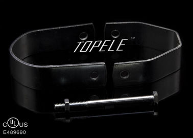 Des pinces pour tuyaux en acier zincées, taille personnalisée.