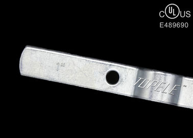Clampe à élévateur pour tuyaux industriels en argent personnalisée pour support de câble, matériau de construction Structure en acier